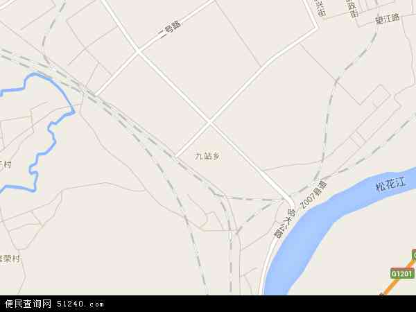 吉林市九站地图图片
