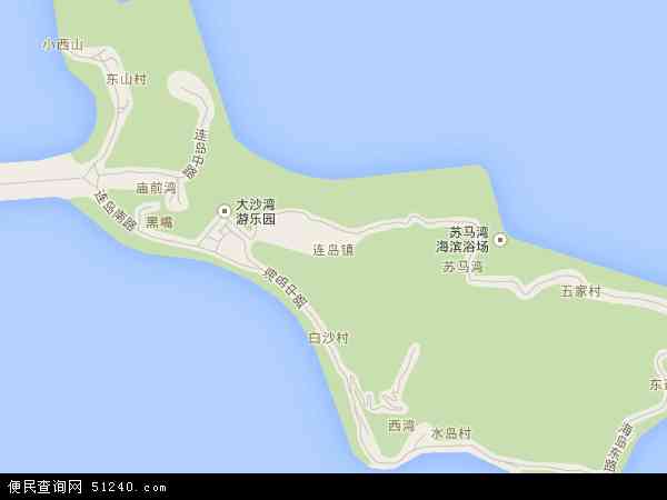 连岛地图 - 连岛电子地图 - 连岛高清地图 - 2024年连岛地图