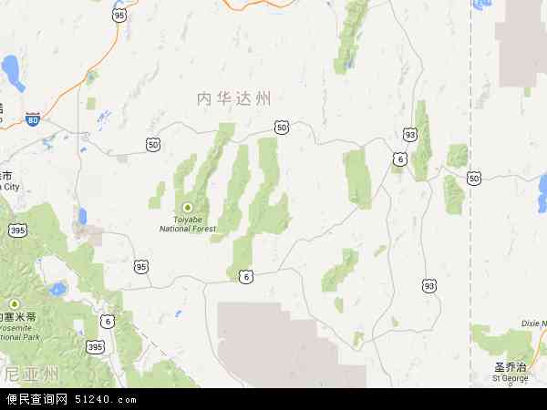 内华达地图 - 内华达电子地图 - 内华达高清地图 - 2024年内华达地图