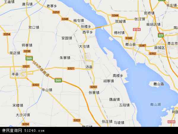 沛县地图详细图片图片