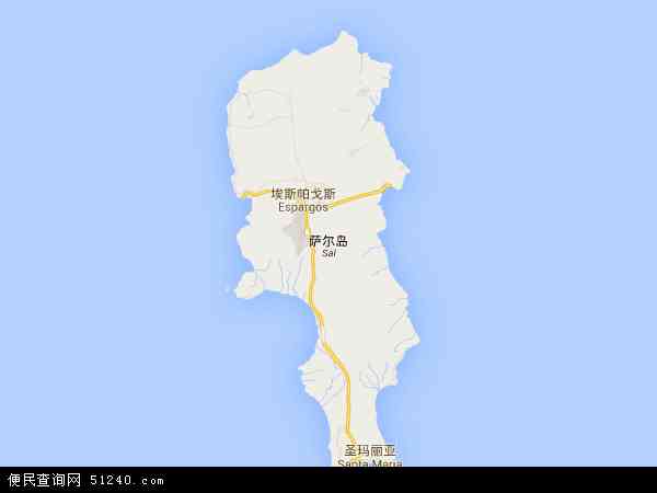 萨尔岛地图 - 萨尔岛电子地图 - 萨尔岛高清地图 - 2024年萨尔岛地图