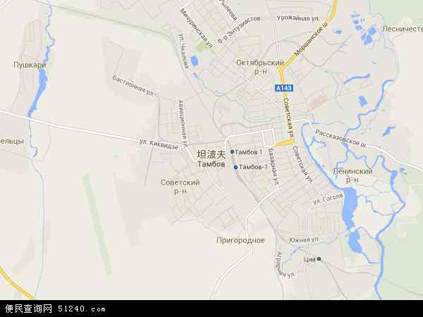 坦波夫地图 - 坦波夫电子地图 - 坦波夫高清地图 - 2024年坦波夫地图
