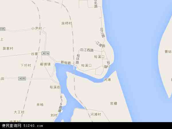 裕溪口地图 - 裕溪口电子地图 - 裕溪口高清地图 - 2024年裕溪口地图