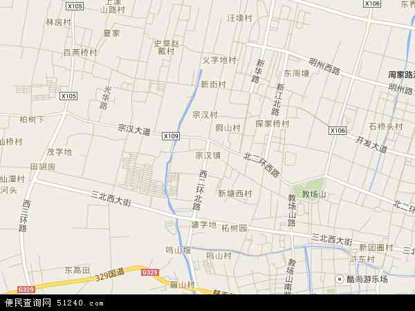 宗汉地图 - 宗汉电子地图 - 宗汉高清地图 - 2024年宗汉地图