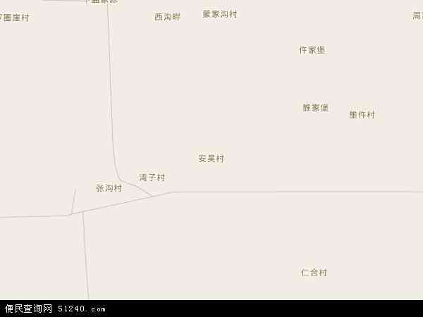 安吴镇地图 - 安吴镇电子地图 - 安吴镇高清地图 - 2024年安吴镇地图
