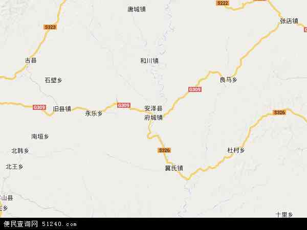 安泽县地图 - 安泽县电子地图 - 安泽县高清地图 - 2024年安泽县地图