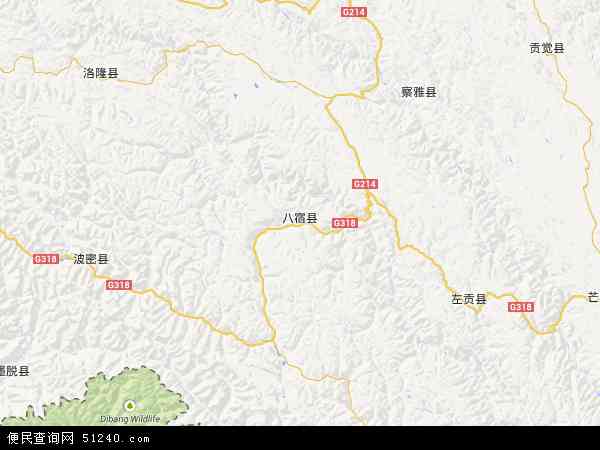 八宿县地图 - 八宿县电子地图 - 八宿县高清地图 - 2024年八宿县地图