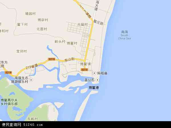 博鳌镇地图 - 博鳌镇电子地图 - 博鳌镇高清地图 - 2024年博鳌镇地图