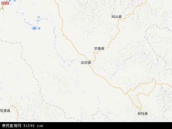 达日县地图 - 达日县电子地图 - 达日县高清地图 - 2024年达日县地图