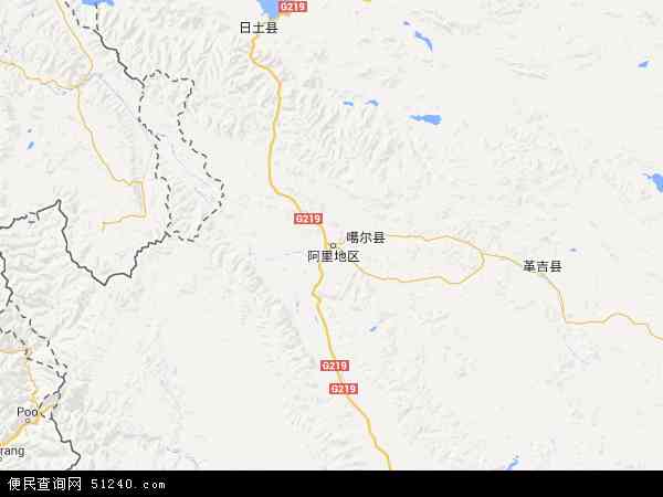 噶尔县地图 - 噶尔县电子地图 - 噶尔县高清地图 - 2024年噶尔县地图