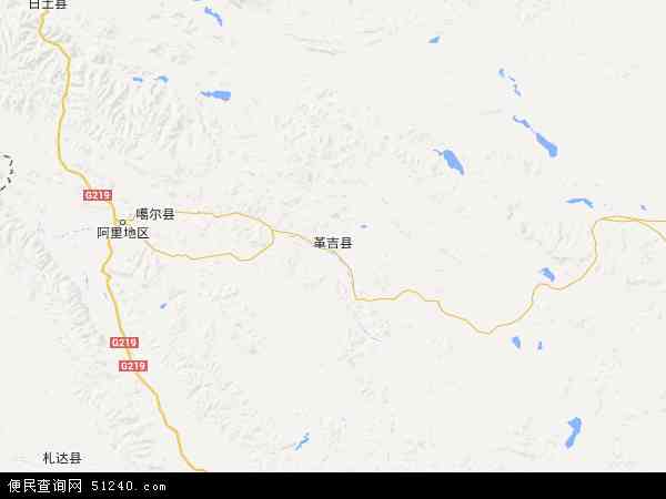革吉县地图 - 革吉县电子地图 - 革吉县高清地图 - 2024年革吉县地图
