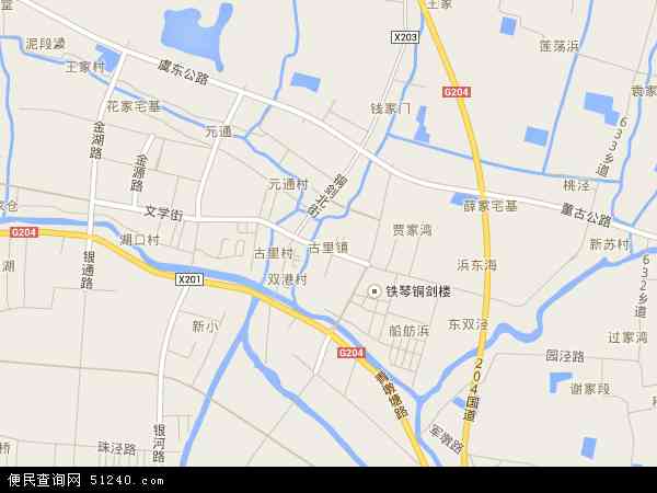 古里镇地图 - 古里镇电子地图 - 古里镇高清地图 - 2024年古里镇地图