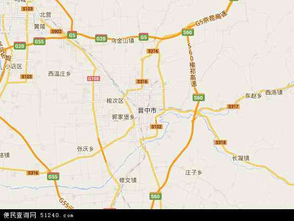 晋中市地图 - 晋中市电子地图 - 晋中市高清地图 - 2024年晋中市地图