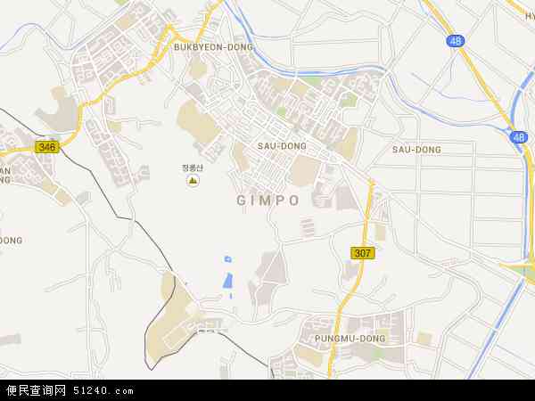 金浦市地图 - 金浦市电子地图 - 金浦市高清地图 - 2024年金浦市地图