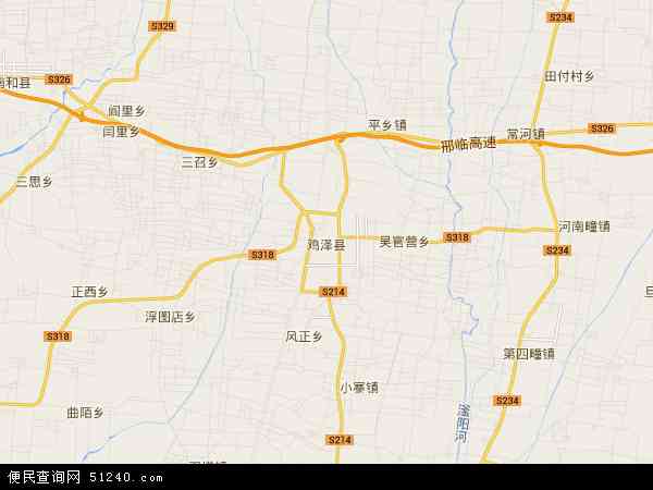 鸡泽县单行线地图2022图片