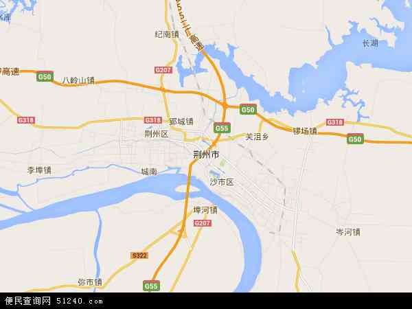 荆州市地图 - 荆州市电子地图 - 荆州市高清地图 - 2024年荆州市地图