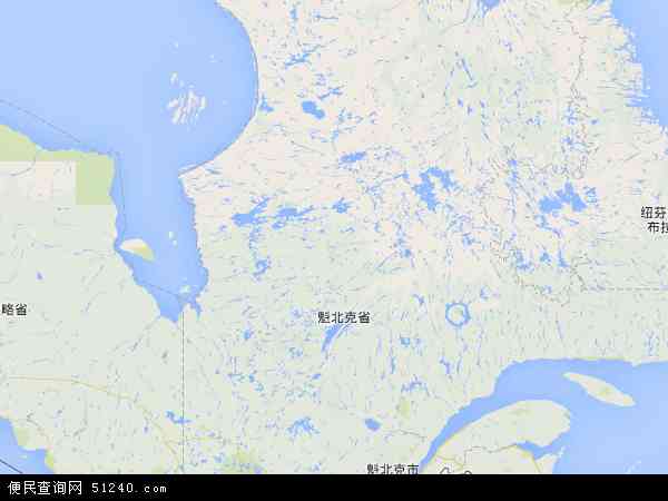 魁北克地图 - 魁北克电子地图 - 魁北克高清地图 - 2024年魁北克地图