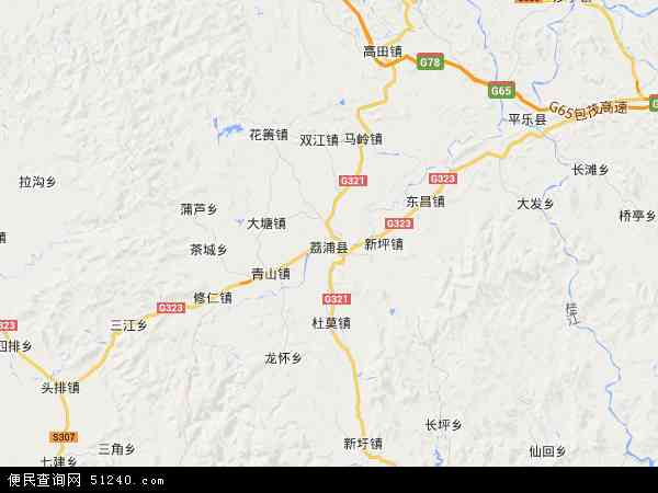荔浦县地图 - 荔浦县电子地图 - 荔浦县高清地图 - 2024年荔浦县地图