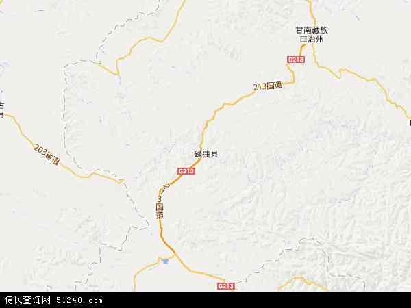 碌曲县地图 - 碌曲县电子地图 - 碌曲县高清地图 - 2024年碌曲县地图