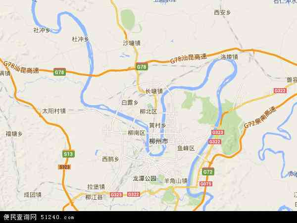 柳北区地图 - 柳北区电子地图 - 柳北区高清地图 - 2024年柳北区地图
