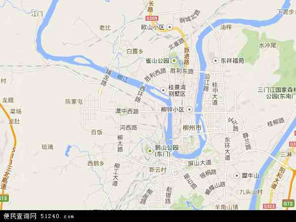柳南区地图 - 柳南区电子地图 - 柳南区高清地图 - 2024年柳南区地图