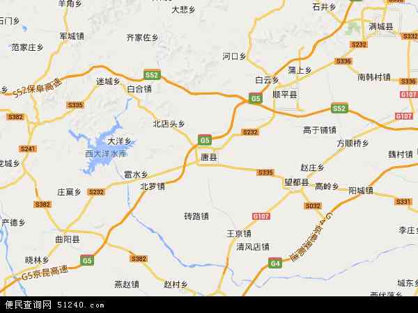 唐县地图 - 唐县电子地图 - 唐县高清地图 - 2024年唐县地图