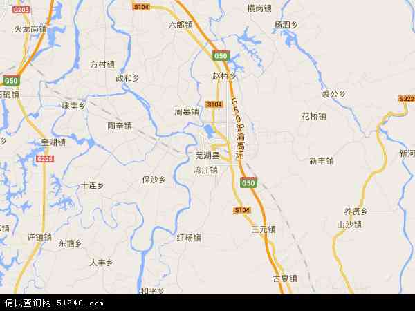 芜湖县地图 - 芜湖县电子地图 - 芜湖县高清地图 - 2024年芜湖县地图