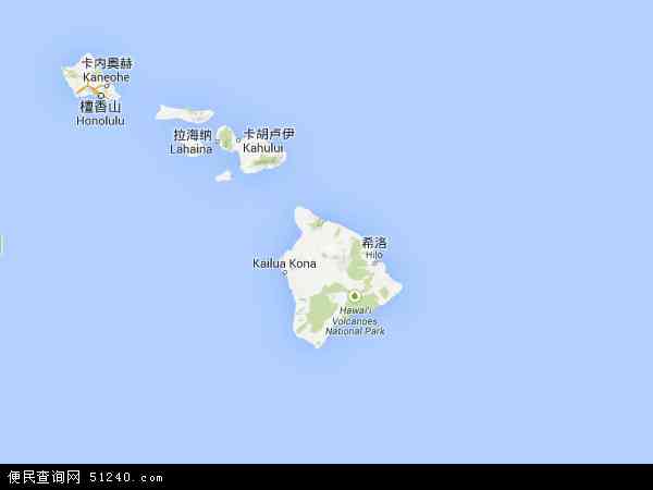 夏威夷地图 - 夏威夷电子地图 - 夏威夷高清地图 - 2024年夏威夷地图