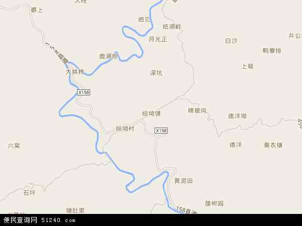 细坳镇地图 - 细坳镇电子地图 - 细坳镇高清地图 - 2024年细坳镇地图