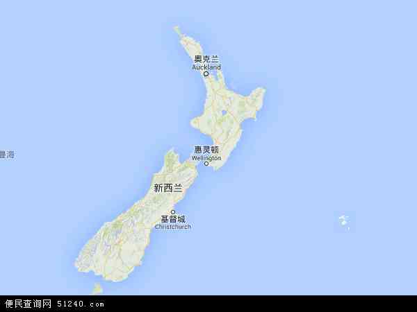 新西兰地图 - 新西兰电子地图 - 新西兰高清地图 - 2022年新西兰地图