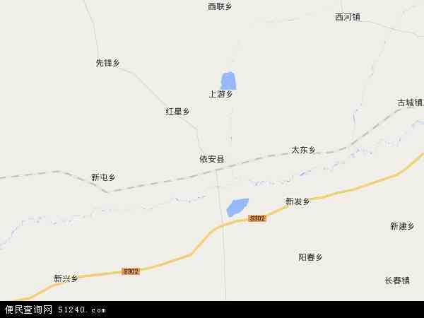 依安县地图 - 依安县电子地图 - 依安县高清地图 - 2024年依安县地图