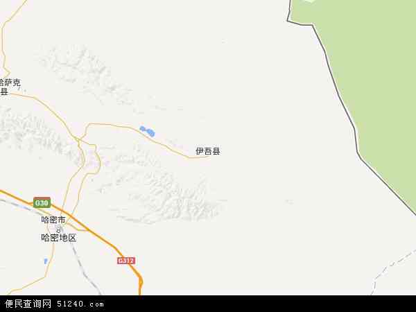 伊吾县地图 - 伊吾县电子地图 - 伊吾县高清地图 - 2024年伊吾县地图