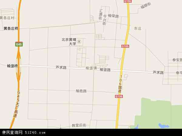 榆垡镇地图 - 榆垡镇电子地图 - 榆垡镇高清地图 - 2024年榆垡镇地图