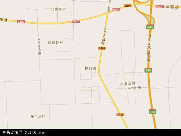榆科镇地图 - 榆科镇电子地图 - 榆科镇高清地图 - 2024年榆科镇地图