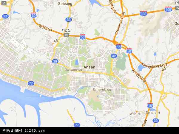 安山市地图 - 安山市电子地图 - 安山市高清地图 - 2024年安山市地图