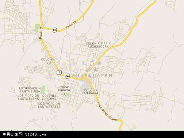 阿瓦查潘地图 - 阿瓦查潘电子地图 - 阿瓦查潘高清地图 - 2024年阿瓦查潘地图