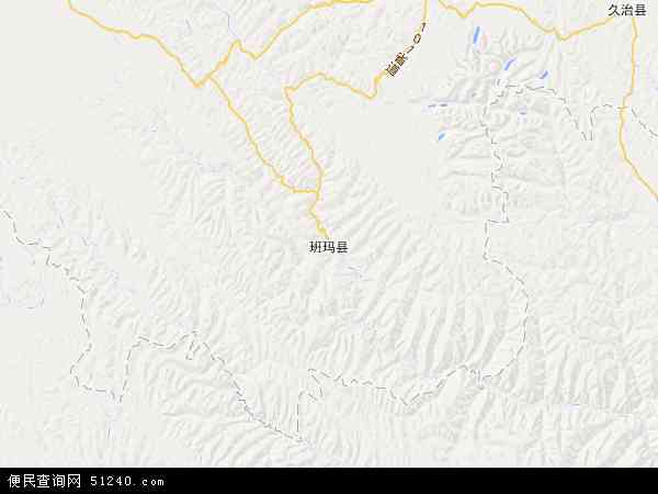 班玛县地图 - 班玛县电子地图 - 班玛县高清地图 - 2024年班玛县地图