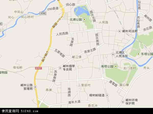 郴江地图 - 郴江电子地图 - 郴江高清地图 - 2024年郴江地图