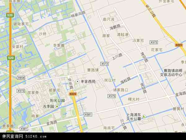 浦东新区曹路镇地图图片