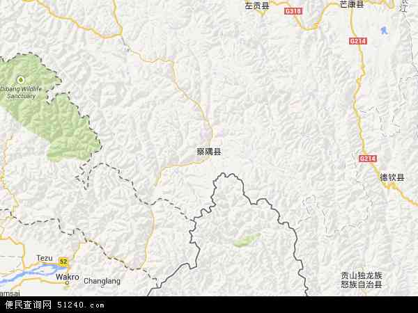 察隅县地图 - 察隅县电子地图 - 察隅县高清地图 - 2024年察隅县地图
