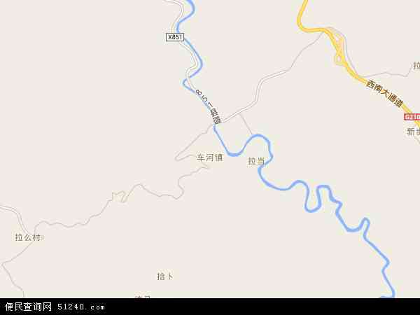 车河镇地图 - 车河镇电子地图 - 车河镇高清地图 - 2024年车河镇地图