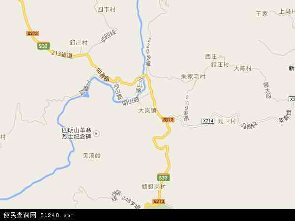 大岚镇地图 - 大岚镇电子地图 - 大岚镇高清地图 - 2024年大岚镇地图