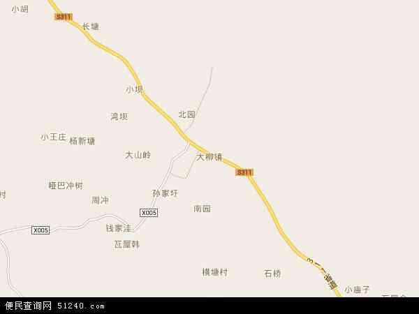 大柳镇地图 - 大柳镇电子地图 - 大柳镇高清地图 - 2024年大柳镇地图