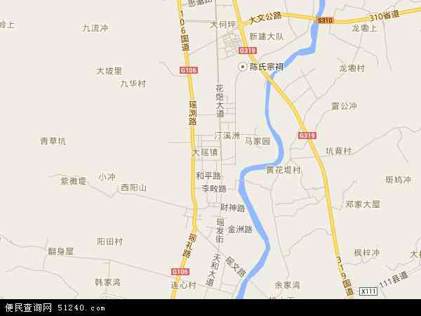 大瑶镇地图 - 大瑶镇电子地图 - 大瑶镇高清地图 - 2024年大瑶镇地图
