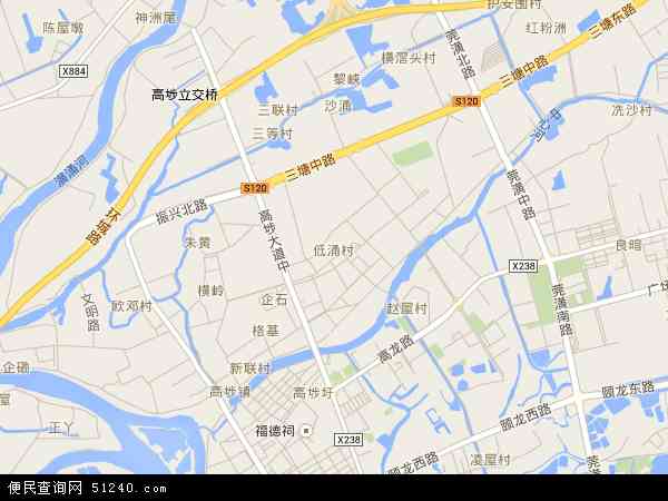 低涌村地图 - 低涌村电子地图 - 低涌村高清地图 - 2024年低涌村地图