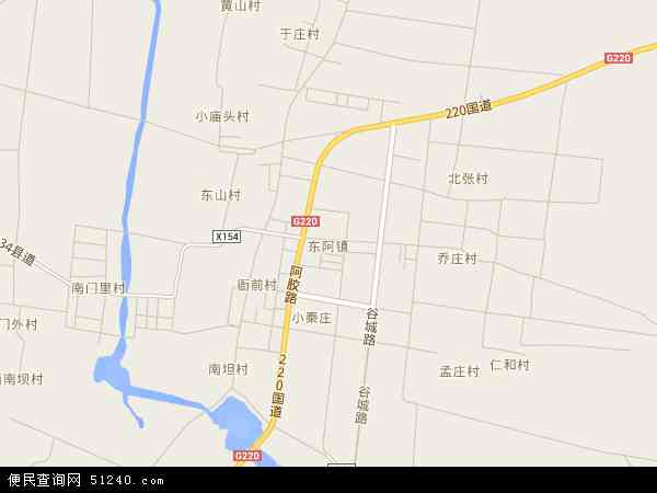 东阿县大桥镇地图图片