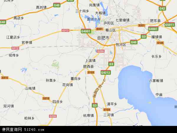 肥西县地图 - 肥西县电子地图 - 肥西县高清地图 - 2024年肥西县地图