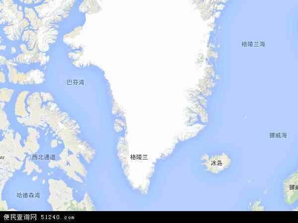 格陵兰地图 - 格陵兰电子地图 - 格陵兰高清地图 - 2022年格陵兰地图