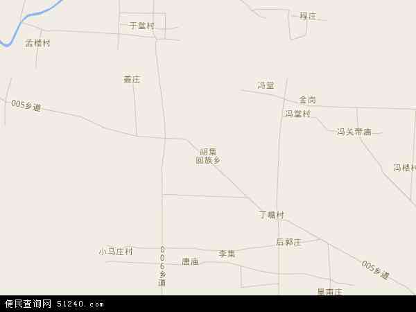 胡集乡地图 - 胡集乡电子地图 - 胡集乡高清地图 - 2024年胡集乡地图