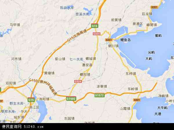 惠安县各镇的地图图片